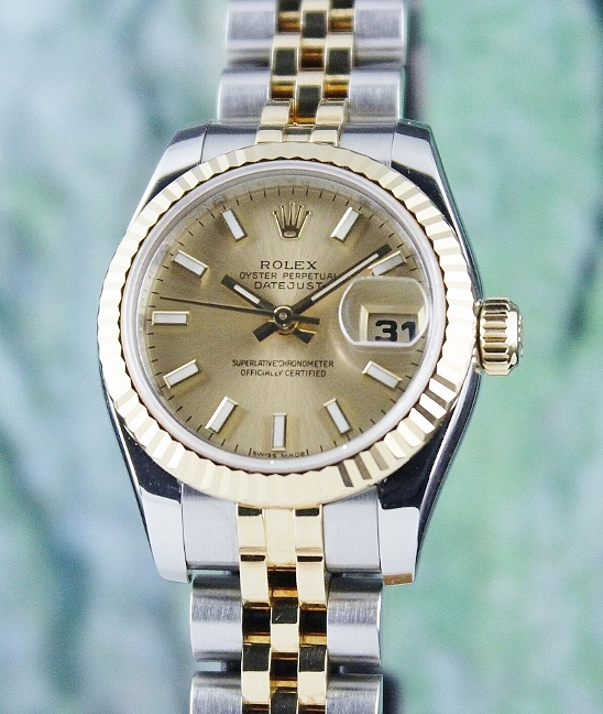 (image for) ROLEX LADY SIZE OYSTER PERPETUAL DATEJUST - 179173